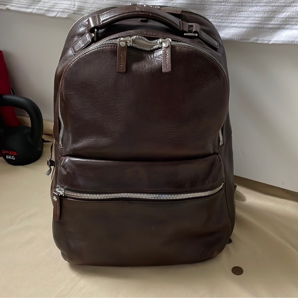 Shinola Runwell Leather Backpack